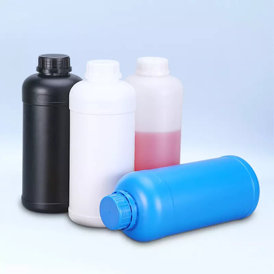 1000ml Tinta Pigmen HDPE Wadah Plastik Kemasan Cairan Kimia Botol Plastik HDPE