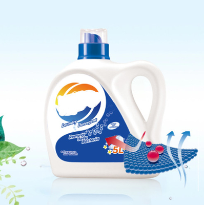 5L Botol Deterjen Cucian Cair Tutup Sekrup Wadah Isi Ulang yang Dapat Digunakan Kembali