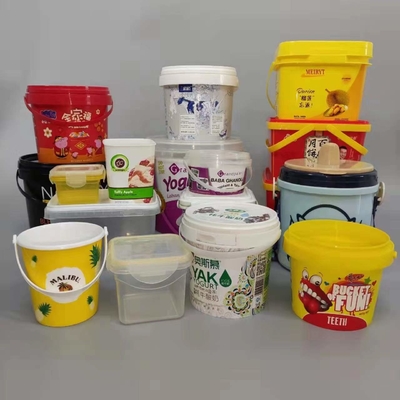 Food Grade Plastic 20 Liter Paint Bucket Berbagai Ukuran Warna Dengan Tutup