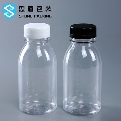 Produk Rumah Tangga 34mm Botol Plastik PET Plastik Bening 250ml 28g