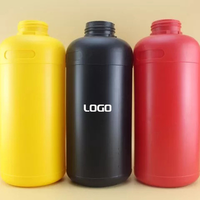 1000ml HDPE Plastik Wadah Tinta Botol Kimia Plastik Kosong Dengan Tutup Sekrup Plastik
