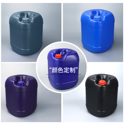 Segel Biru 25 Liter Persegi Barel Susun Ember Plastik HDPE Cair