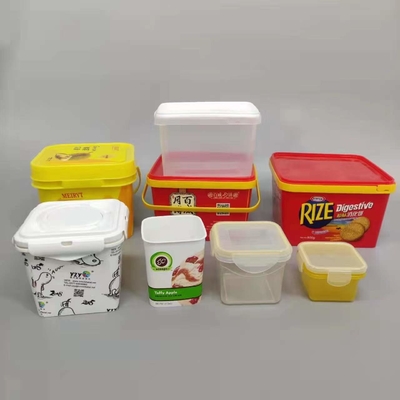Penggunaan Nyaman Food Grade Plastic Barrel Beberapa Ukuran Bentuk Persegi Panjang