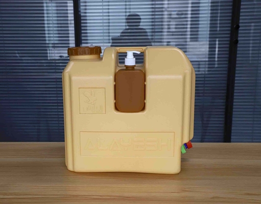 Multipurpose 20L Plastik Jerrycan HDPE 5 galon ember air dengan keran