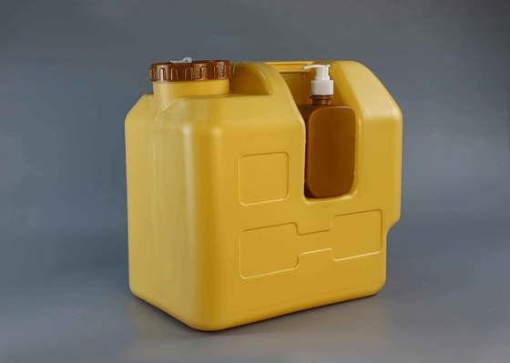 Portable 30L plastik jerrycan HDPE 8 galon ember air dengan keran dan cairan botol lotion sabun untuk mobil outdoor berkemah