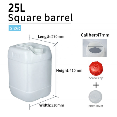 15,25 Inci 5 Galon Wadah Kimia Obat Alkali 25 Ltr Jerry Can