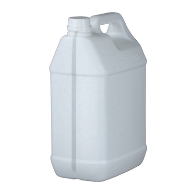 220G Square HDPE Botol Kosong 5l Wadah Tahan Asam Alkali
