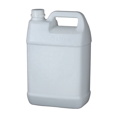 220G Square HDPE Botol Kosong 5l Wadah Tahan Asam Alkali