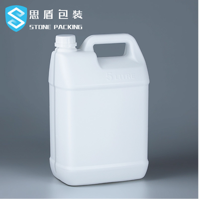 128 Fl Oz White HDPE Plastic Square 5 Galon Bucket 220g OEM