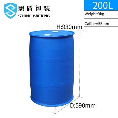 SIDUN Chemical Sealed HDPE 200L Drum Plastik 590 * 590mm