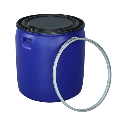 Wadah Kimia Plastik 970mm 150KG / L HDPE Blue Plastic Barrels