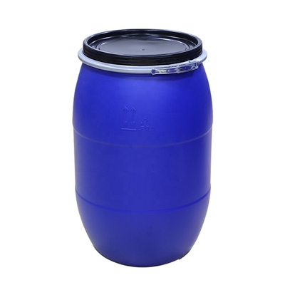 HDPE 55 Galon Biru Barel Wadah Kimia Plastik ISO9001