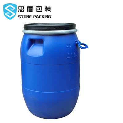 Plastik Bulat HDPE 100% 120l Blue Chemical Barrel Open Top