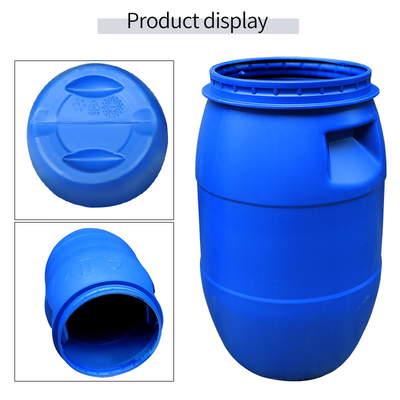 Wadah Plastik HDPE Silinder 30l 160l Dengan Lingkaran Besi
