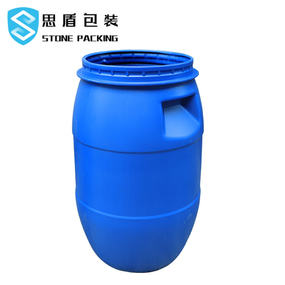 Wadah Plastik HDPE Silinder 30l 160l Dengan Lingkaran Besi