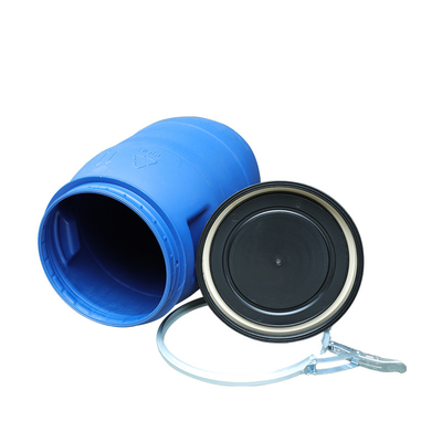 Wadah Plastik HDPE Silinder 30l 160l Dengan Lingkaran Besi
