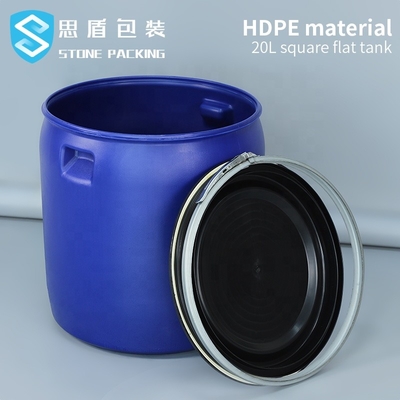 Tingkat Makanan Kimia Putaran 150l HDPE Drum Plastik OEM ODM
