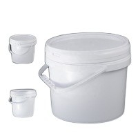 Plastik PP 5 Liter Drum Plastik Bulat 360g Dia 222mm 205mm