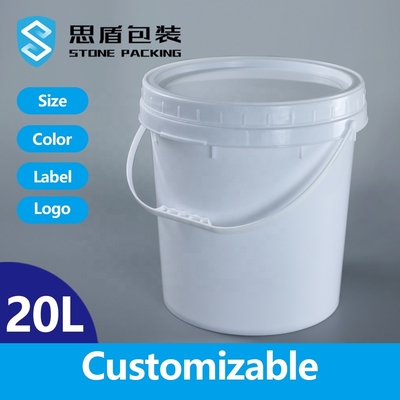 Top Dia 30cm 20 Liter Cat Bucket Dengan Pegangan 90 Mil Tebal