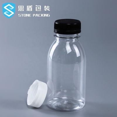 Produk Rumah Tangga 34mm Botol Plastik PET Plastik Bening 250ml 28g