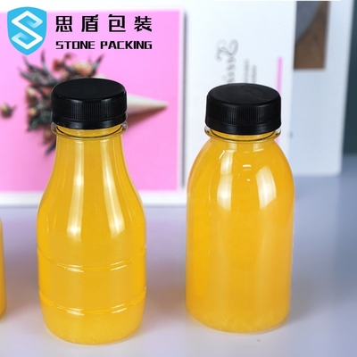 Produk Rumah Tangga 34mm Botol Plastik PET Plastik Bening 250ml 28g