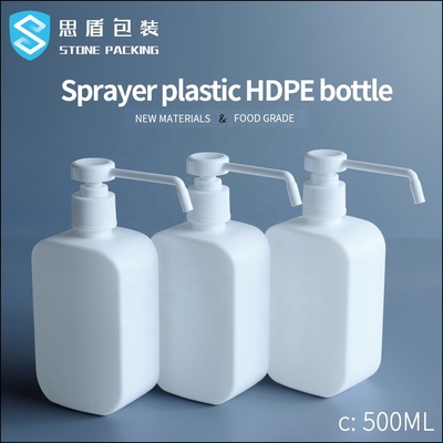 Disinfektan 500ml Pompa Plastik Botol Plastik PET Kaliber 25mm