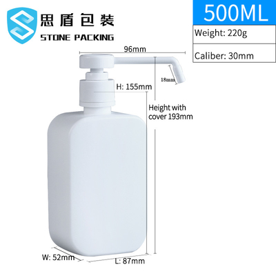 Acid Etch 500ml Pompa Plastik Botol Semprot PET Untuk Cairan Bersih