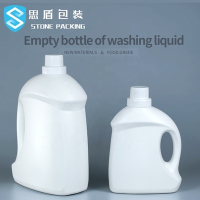 60mm Tutup Sekrup Botol Deterjen Binatu Kosong HDPE 2kg 5kg