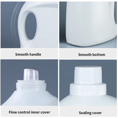 60mm Tutup Sekrup Botol Deterjen Binatu Kosong HDPE 2kg 5kg