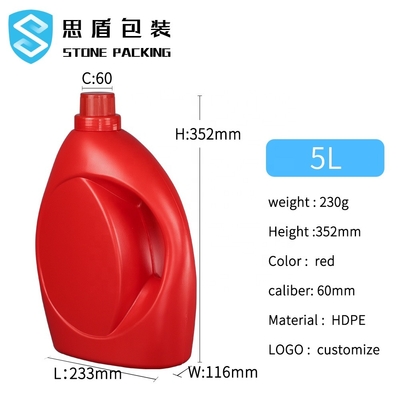 SIDUN Laundry 352mm Botol Deterjen Kosong Kosong 2L 3L 5L