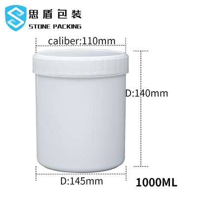 Botol Plastik HDPE Dia 112 * 140mm 100ml Dengan Tutup Sekrup
