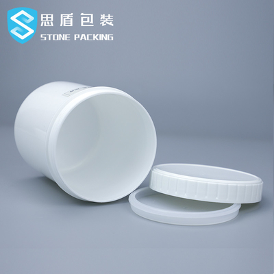 Putih Hitam 12*140mm 1L Jar Plastik Dengan Tutup Sekrup OEM ODM